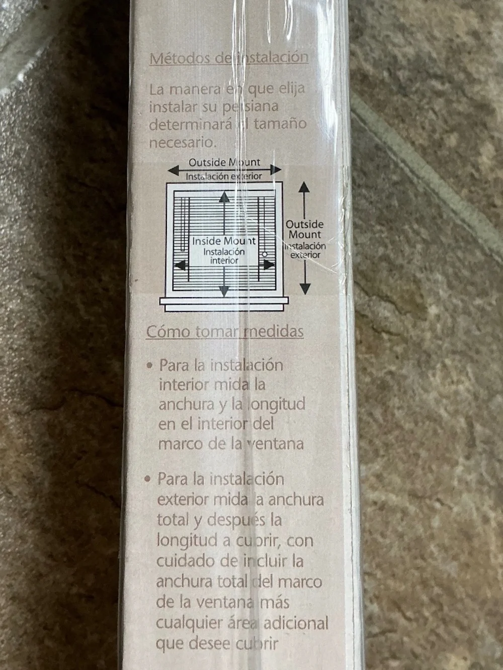 CrownStyle Ivory 1” Light Filtering Mini Blinds 23” x 42”